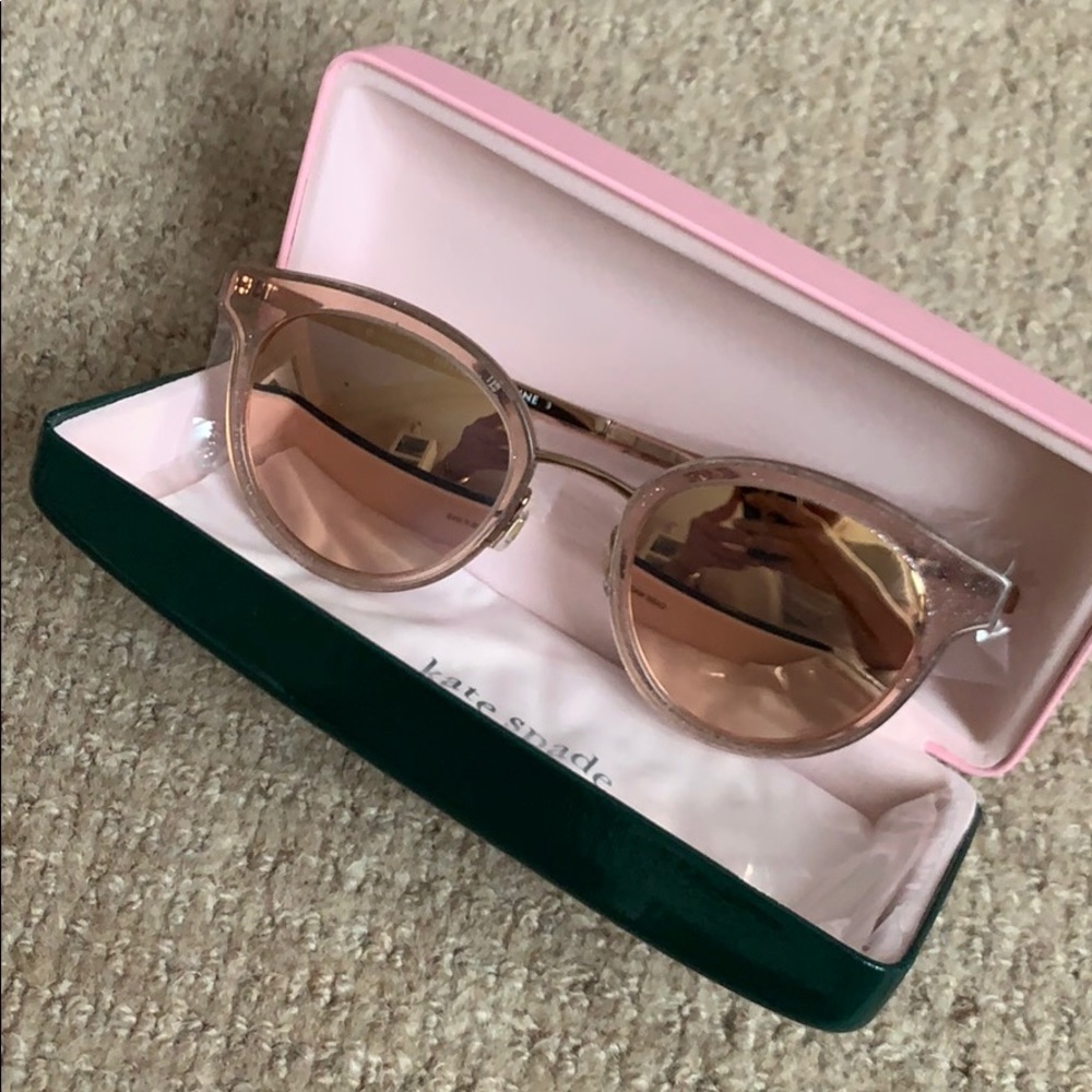 Kate Spade ‘Lisannefs’ Round Mirrored Sunglasses - Picture 2 of 5